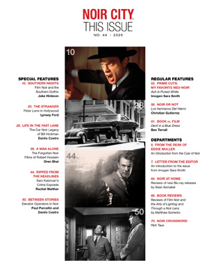 NOIR CITY Magazine Table of Contents